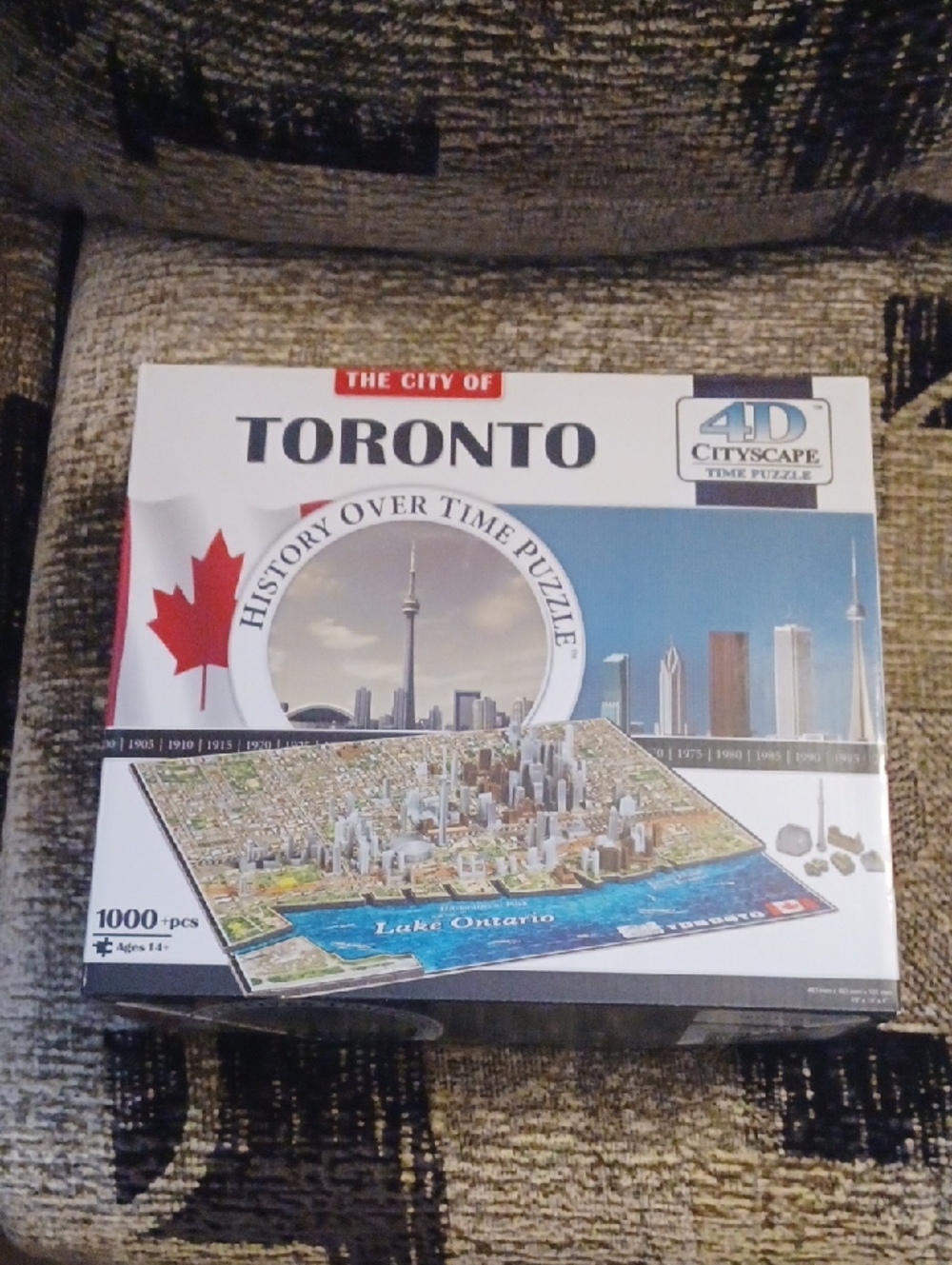 2/$70 New Toronto 4D Cityscape Time Puzzle - 1000+ Pieces